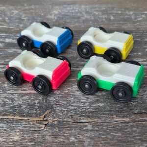 Vintage Fisher Price Little People Lot of 4 Cars